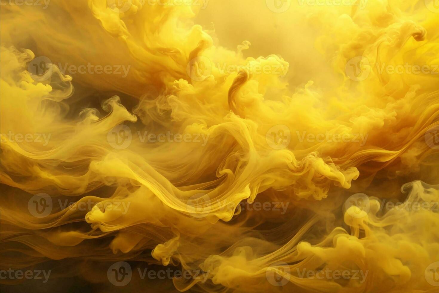 amarelo fumaça papel de parede, fumaça fundo, fumaça efeitos fundo, fumaça papeis de parede, colorida fumaça fundo, abstrato fumaça papeis de parede, ai generativo foto