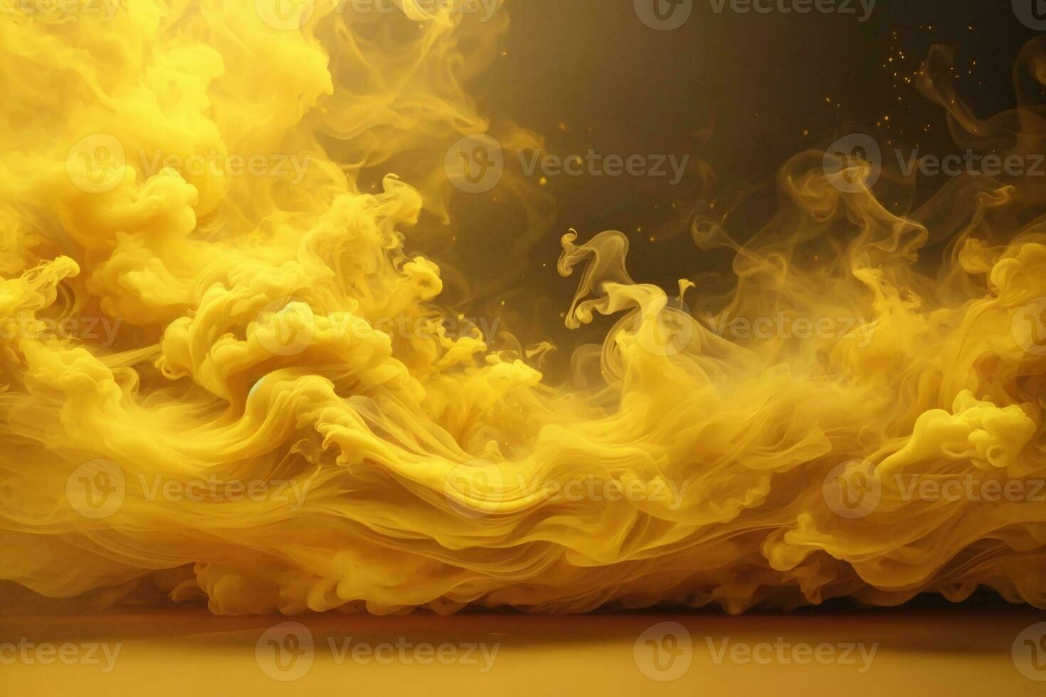 amarelo fumaça papel de parede, fumaça fundo, fumaça efeitos fundo, fumaça papeis de parede, colorida fumaça fundo, abstrato fumaça papeis de parede, ai generativo foto