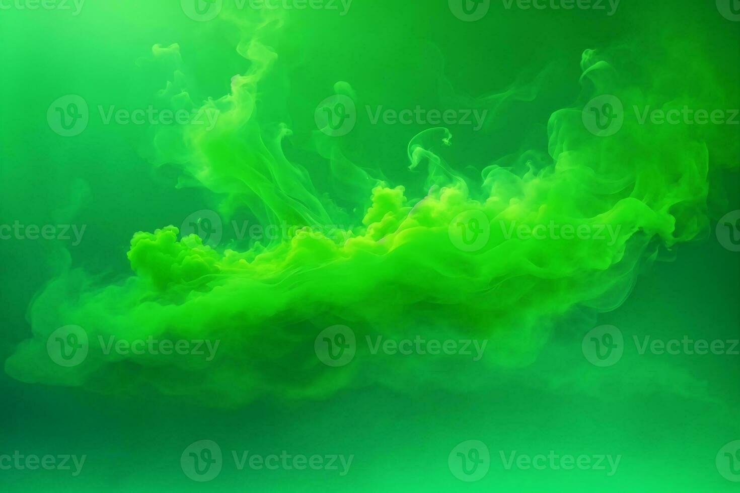 verde fumaça papel de parede, fumaça fundo, fumaça efeitos fundo, fumaça papeis de parede, colorida fumaça fundo, abstrato fumaça papeis de parede, ai generativo foto