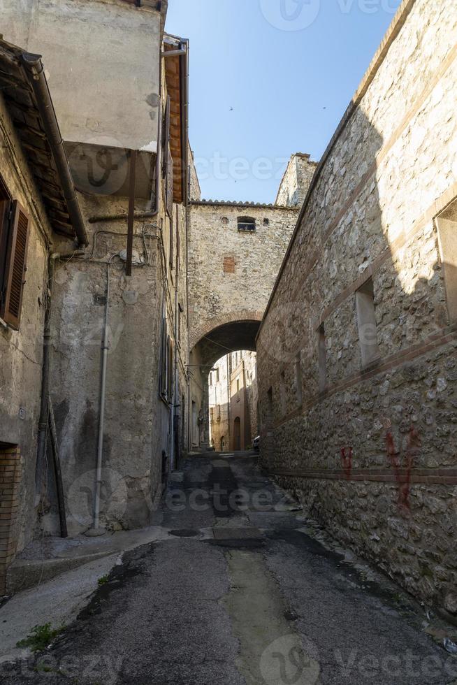 edifícios em narni, itália, 2020 foto