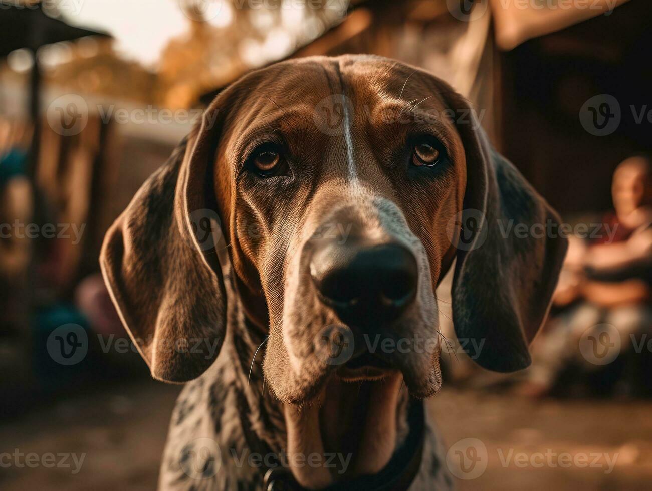 cão de caça cachorro criada com generativo ai tecnologia foto