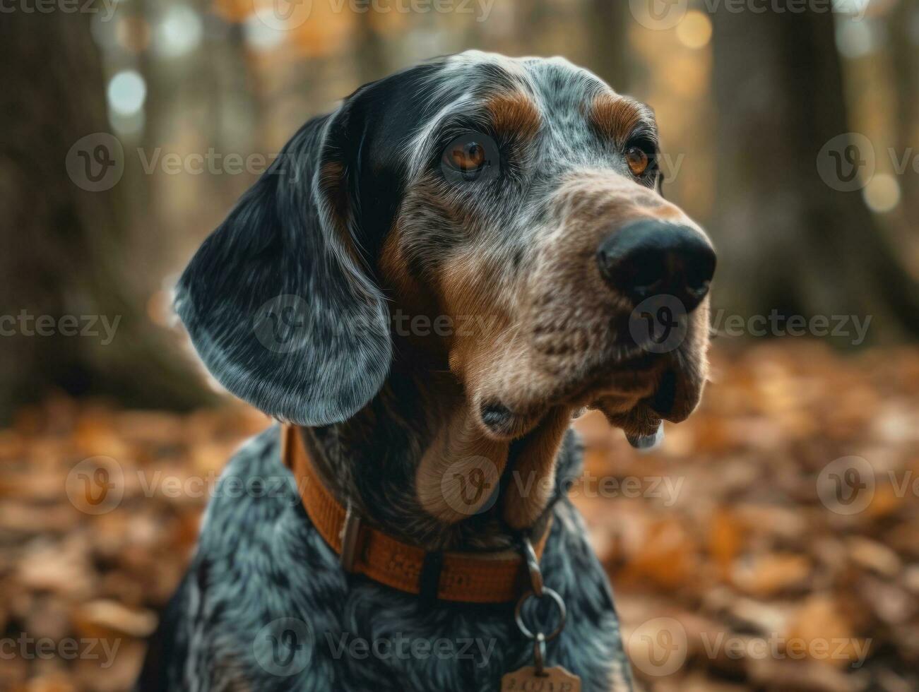 bluetick coonhound cachorro criada com generativo ai tecnologia foto