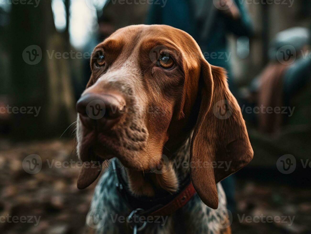 braco italiano cachorro criada com generativo ai tecnologia foto