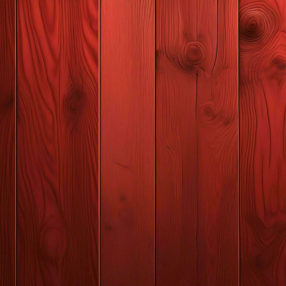 vermelho de madeira fundo realista textura ai gerado foto