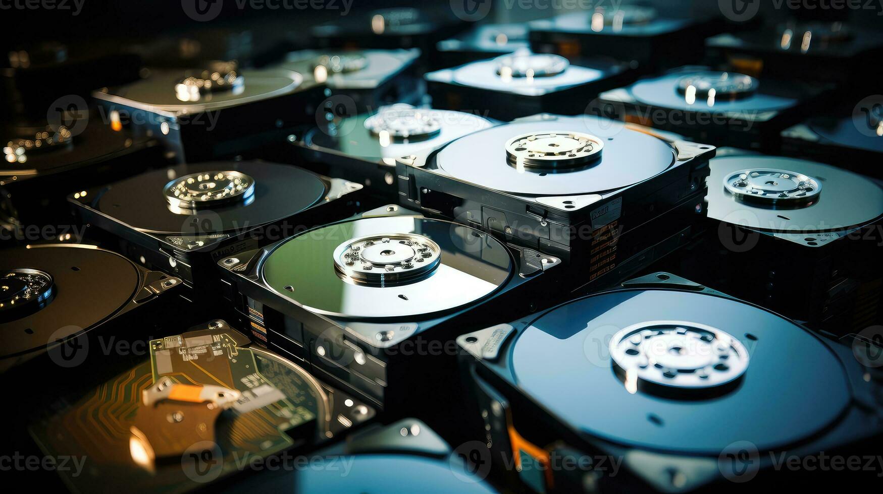 computador terabyte Difícil dirigir ai gerado foto