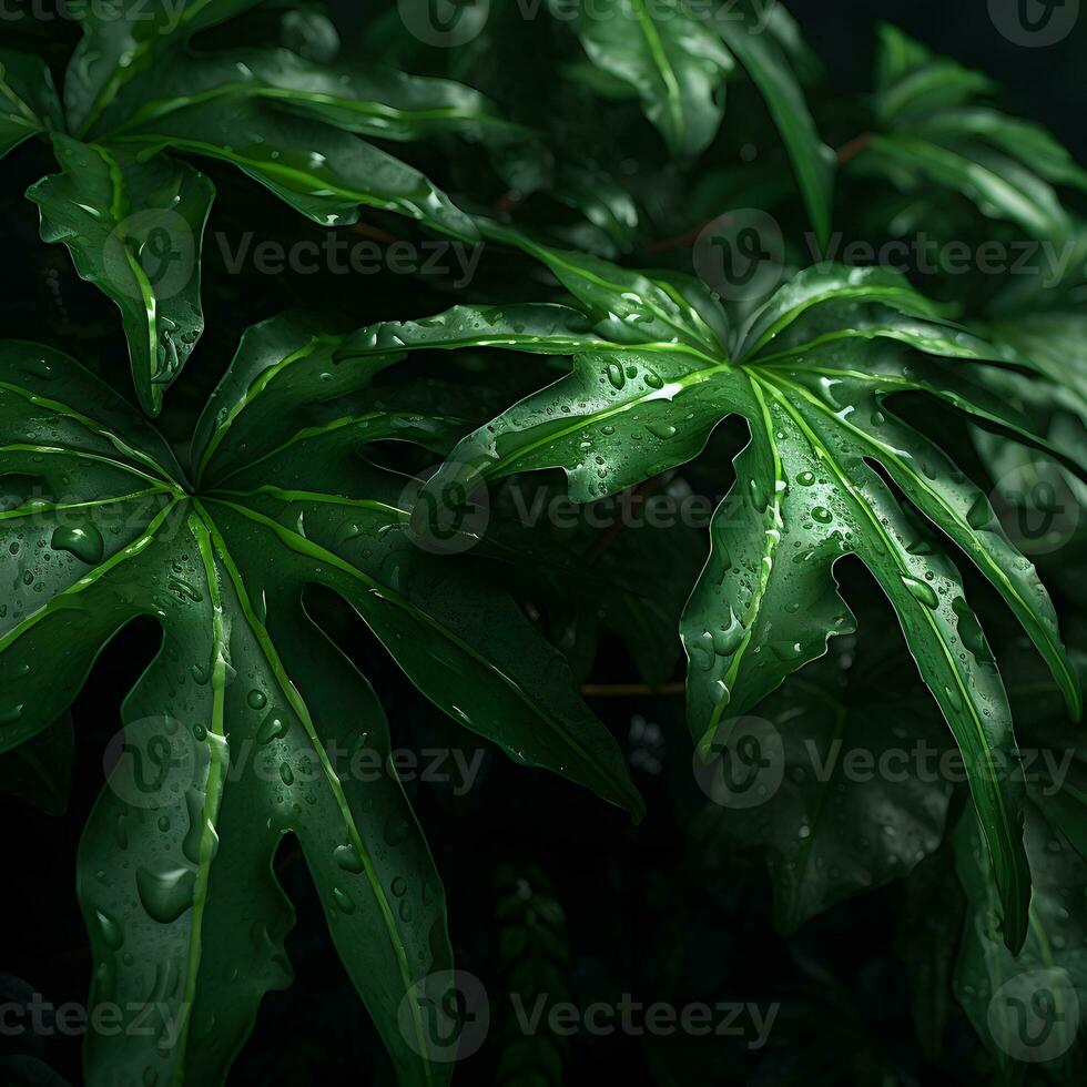 verde folha texturas - íntimo fotografia, gerado ai imagem foto