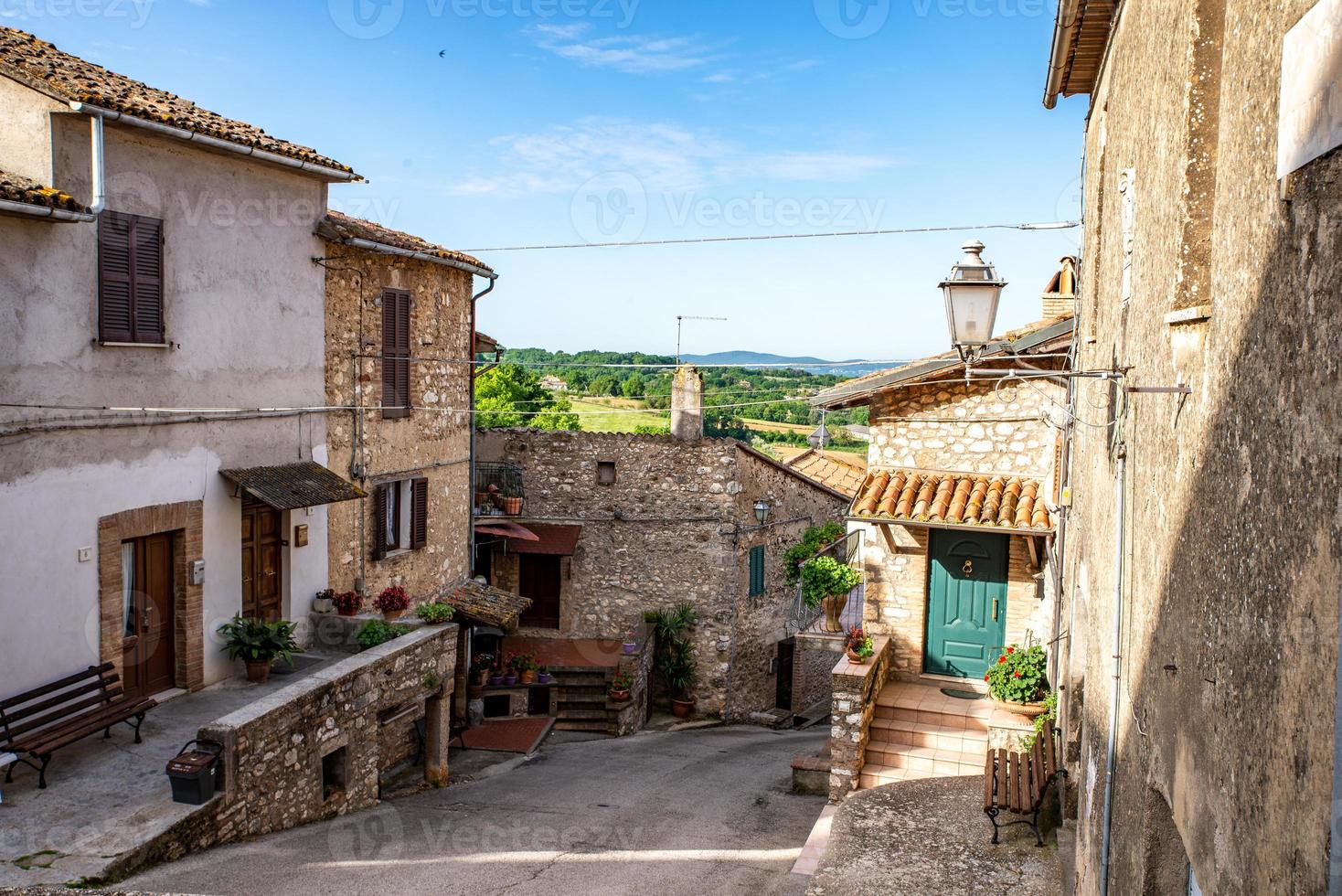 a aldeia de portaria no município de acquasparta, umbria, itália, 2020 foto