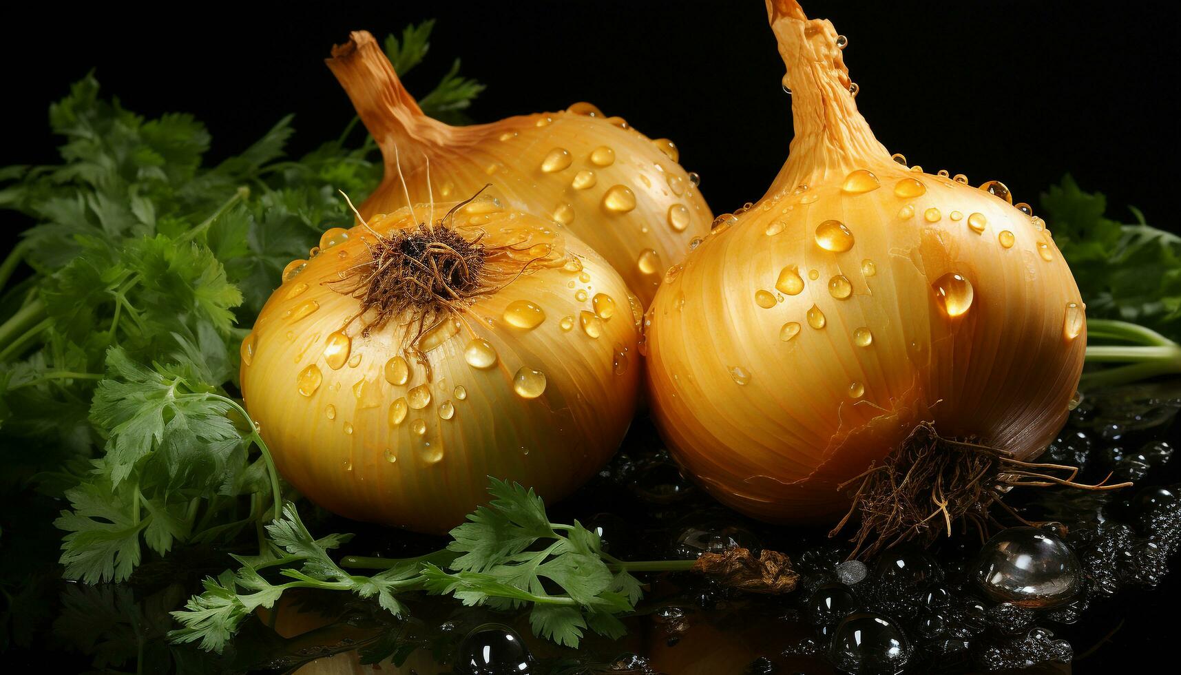 frescor do natureza dentro saudável comendo orgânico vegetariano Comida gerado de ai foto