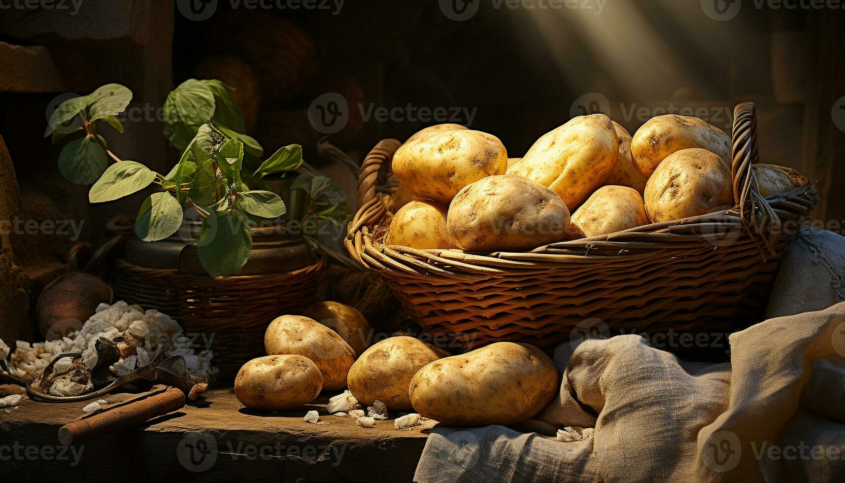 fresco orgânico legumes colhido a partir de a fazenda, uma saudável refeição gerado de ai foto