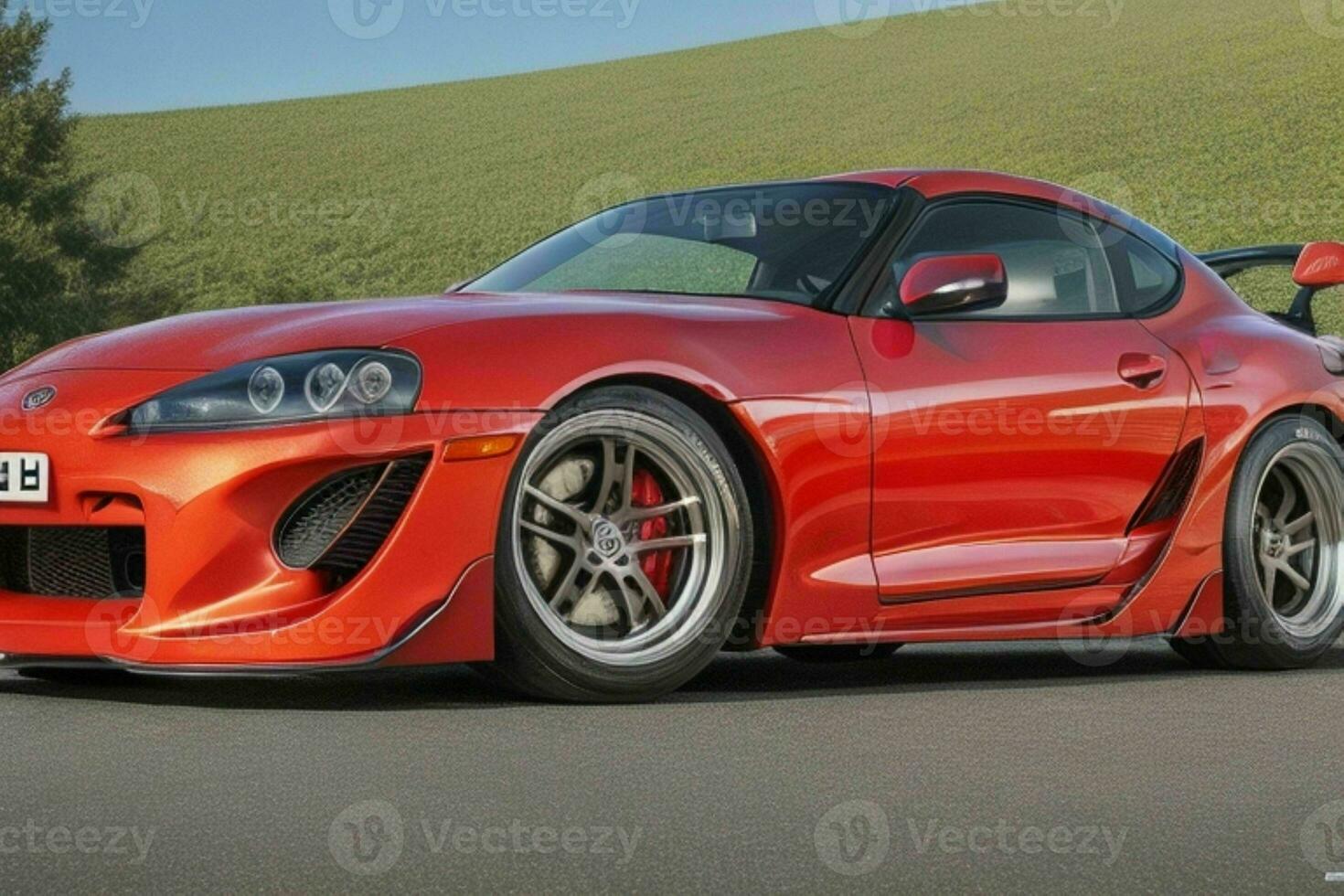 esporte carro Toyota supra jdm. ai generativo pró foto