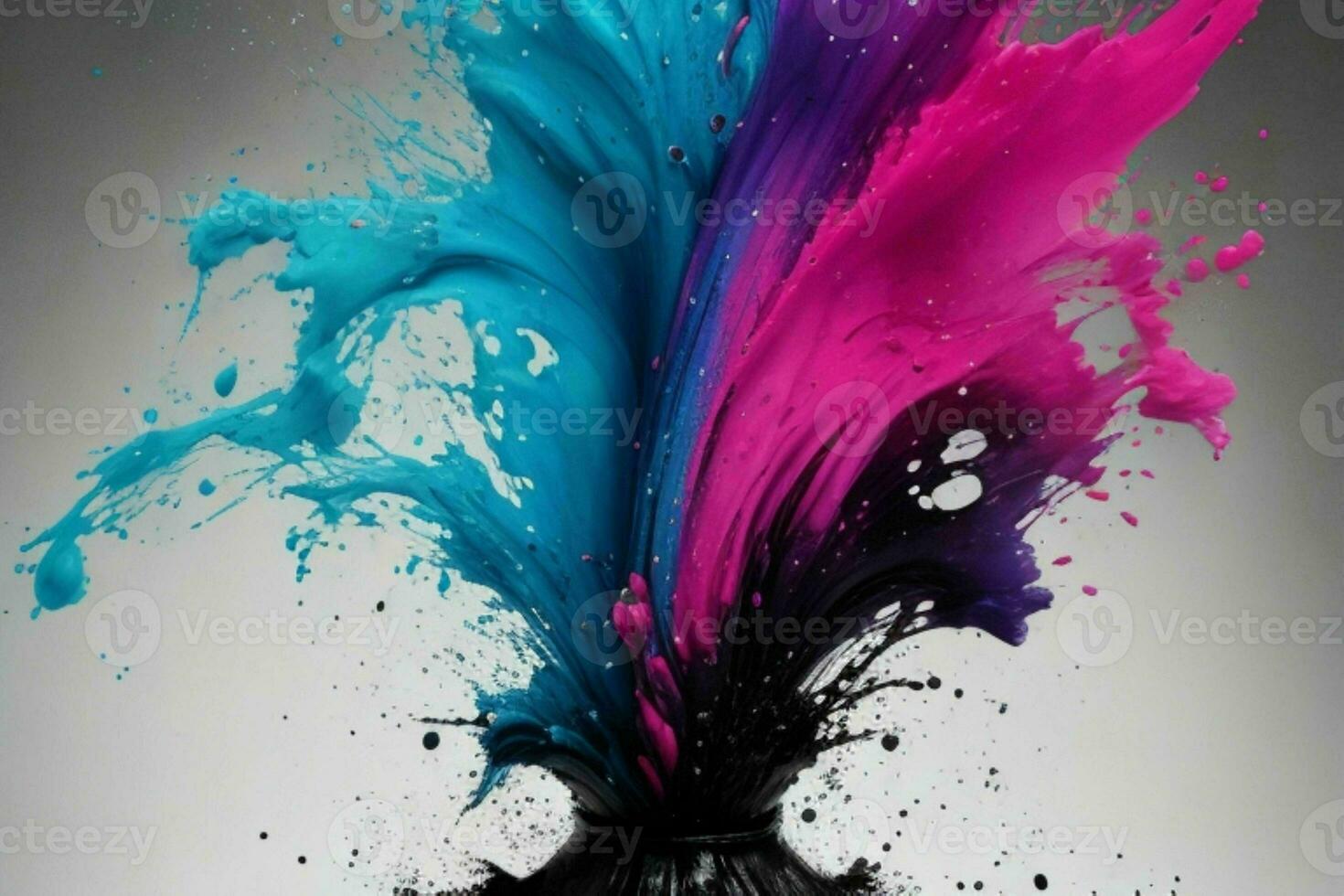 tinta pintura splash. ai generativo pró foto