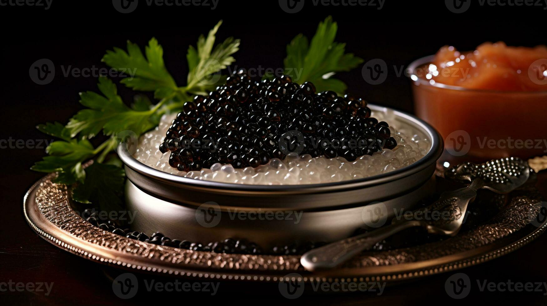 Prêmio foto do caviar Comida ai generativo