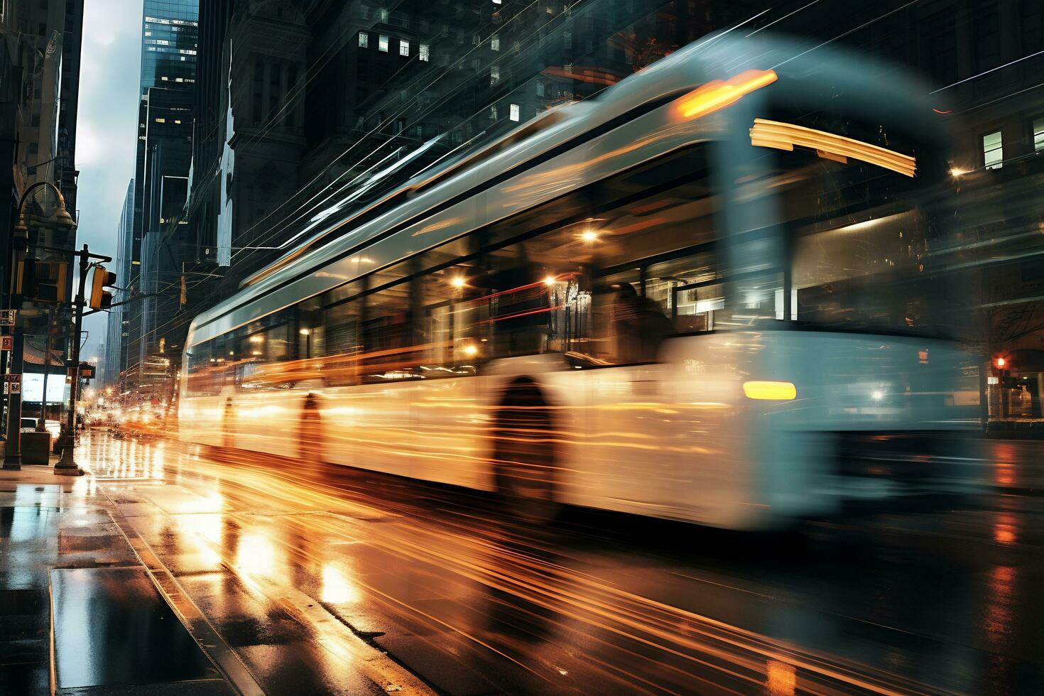 capturar do encontrão e urgência do uma noite cidade foto