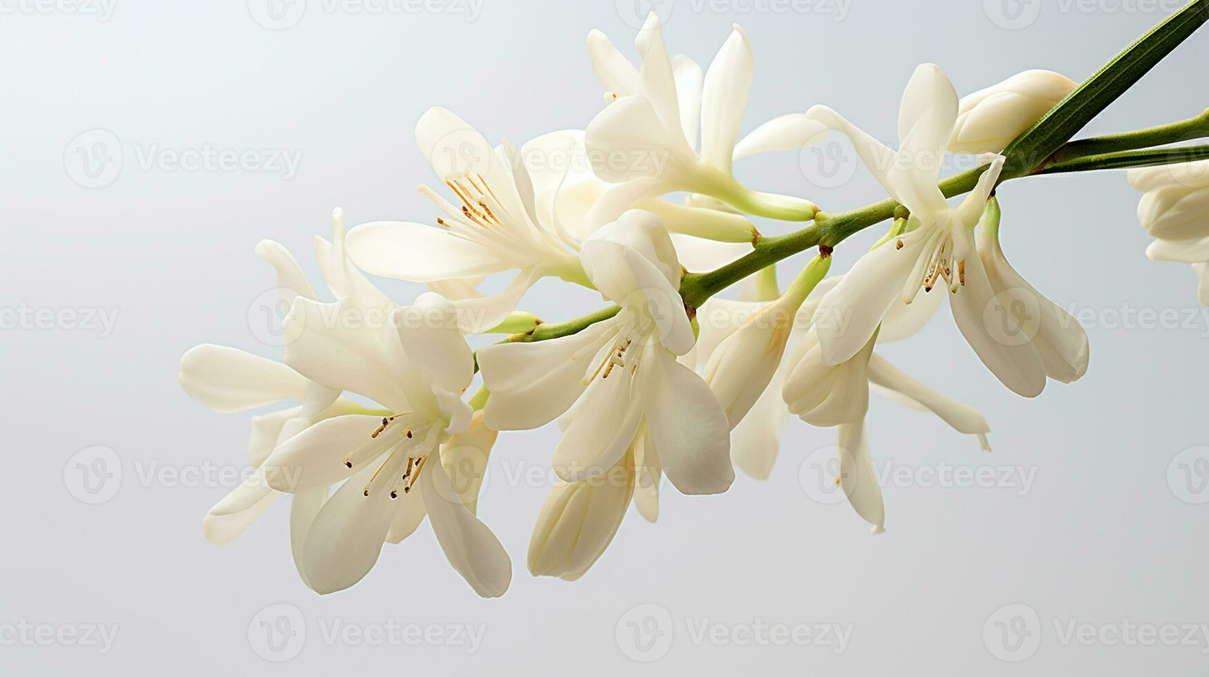 foto do lindo mandioca flor isolado em branco fundo. generativo ai