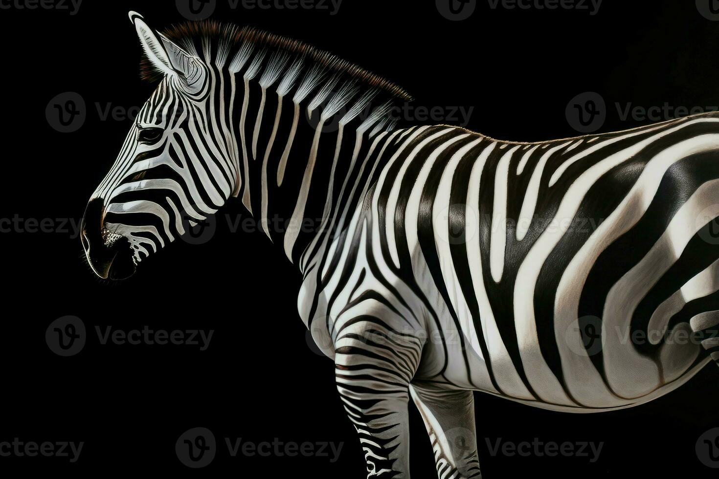 zebra foto. gerar ai foto