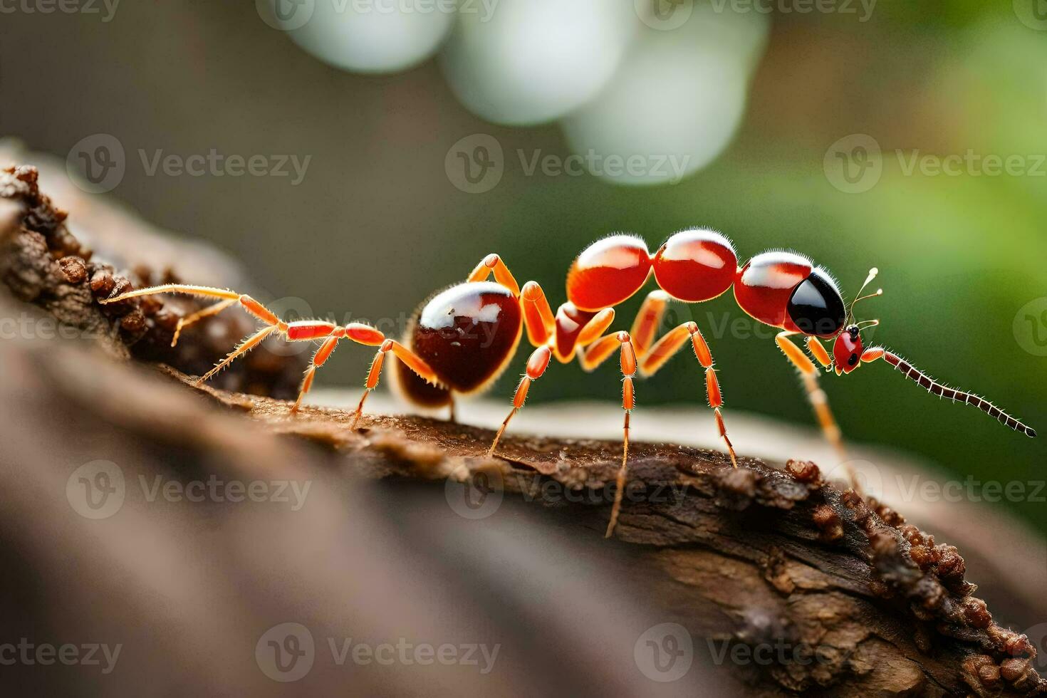 foto papel de parede a erro, vermelho, formiga, formiga, formiga, formiga, formiga, formiga,. gerado por IA