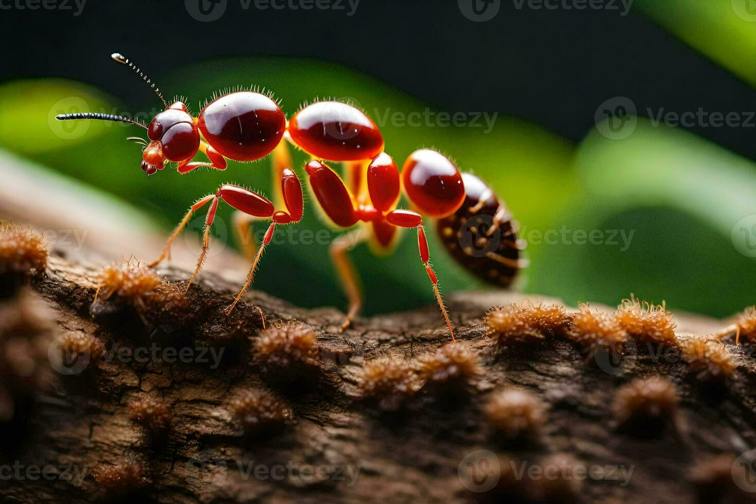 foto papel de parede a erro, vermelho, formiga, inseto, erro, erro, erro, erro,. gerado por IA