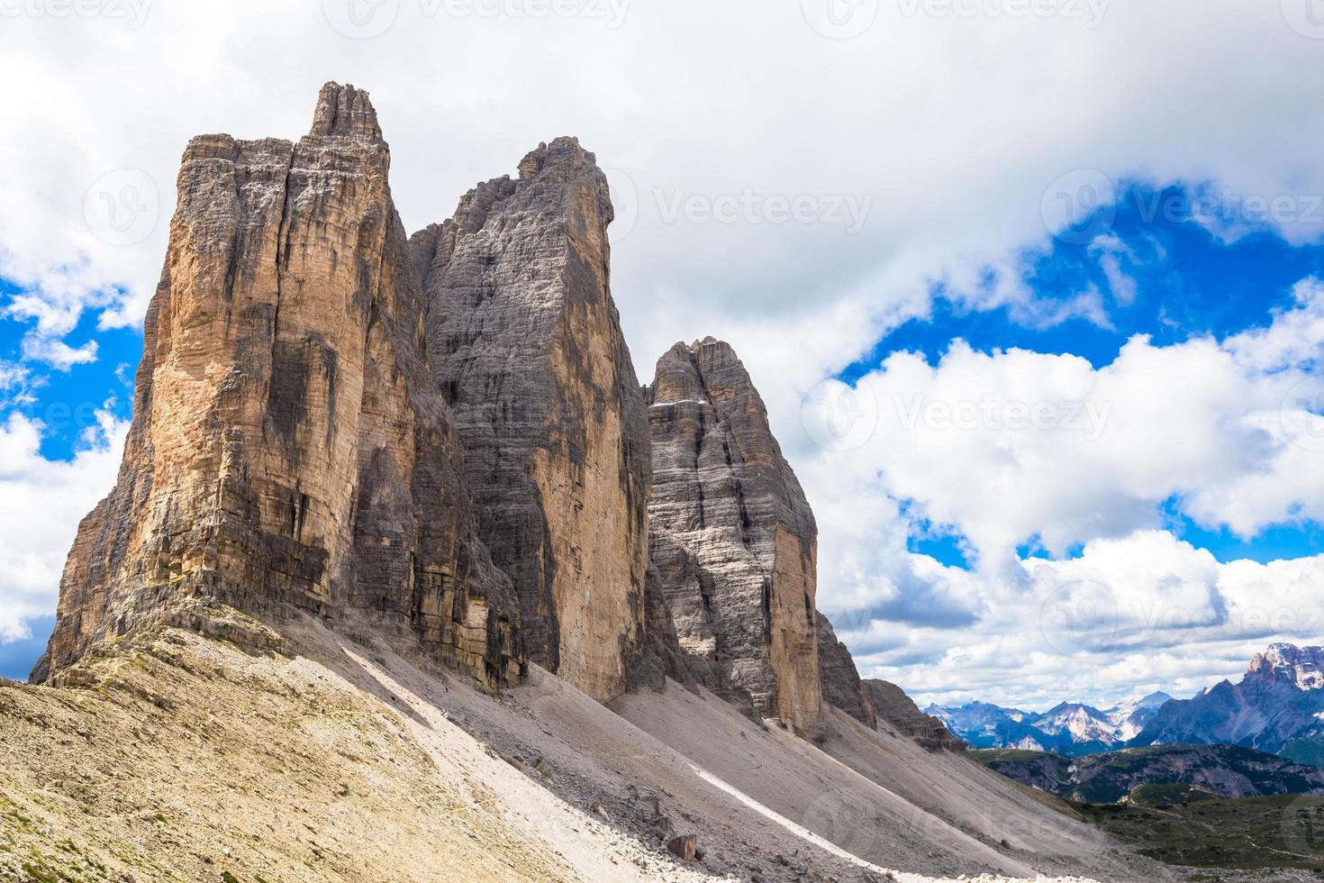 marco das dolomitas - tre cime di lavaredo foto