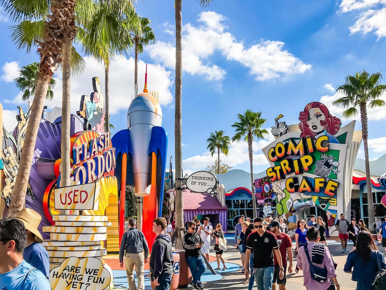 orlando, fl, eua, 05 de janeiro de 2017 - parque temático universal studios foto