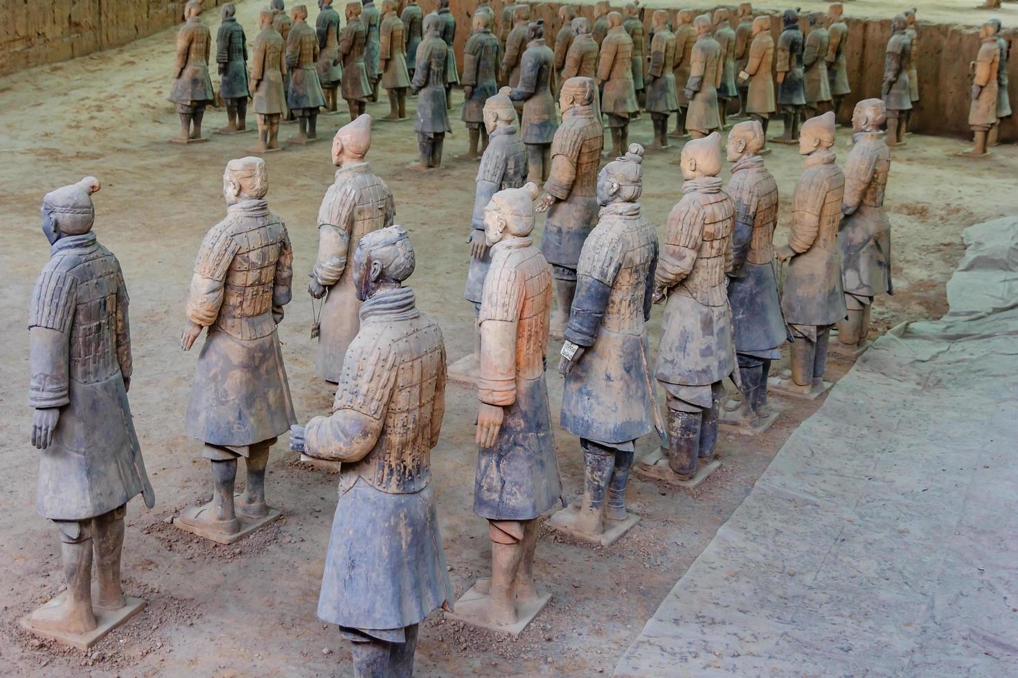 província de shaanxi, china, 2021 - o exército de terracota em xian foto