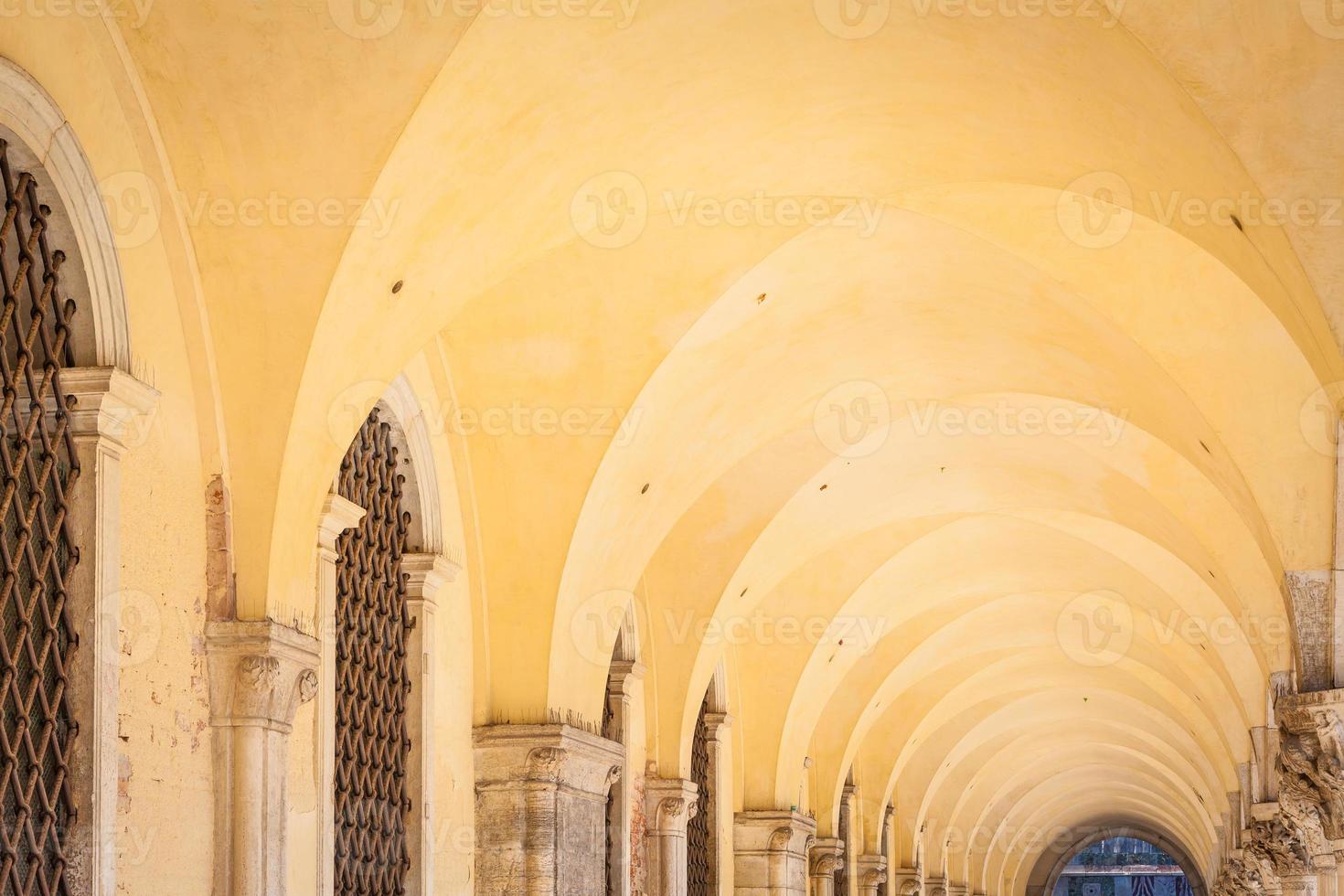 galeria em perspectiva em veneza - itália foto