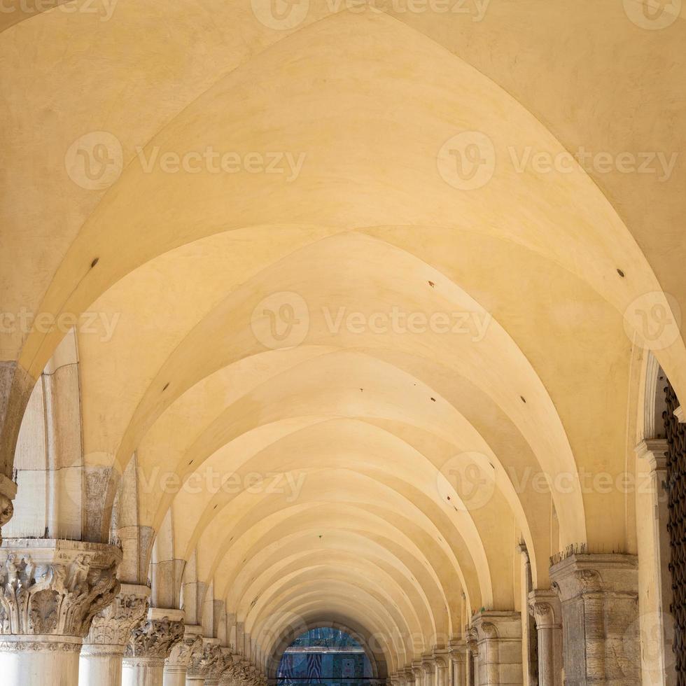 galeria em perspectiva em veneza - itália foto