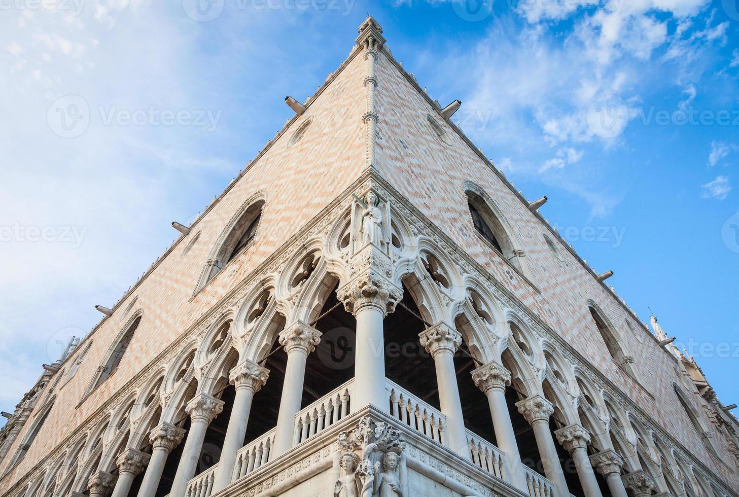 veneza, itália - detalhe do palácio ducal foto