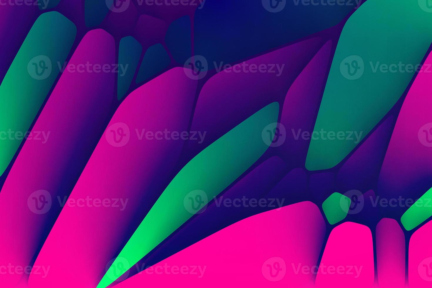 fundo gradiente voronoi 3d rosa verde foto