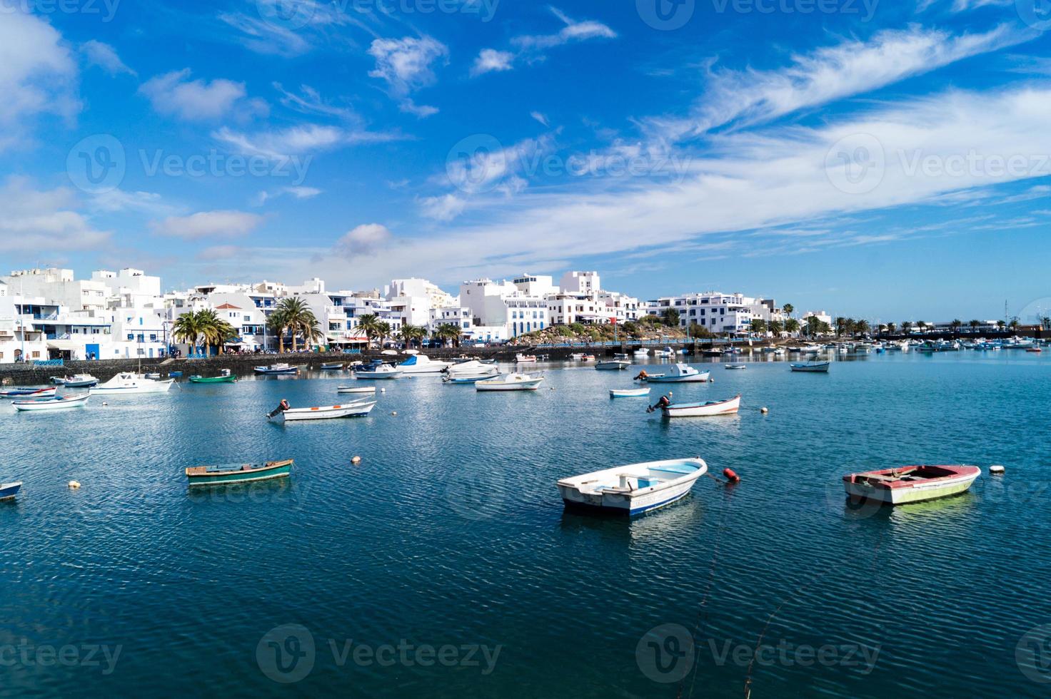 porto interior arrecife lanzarote espanha foto