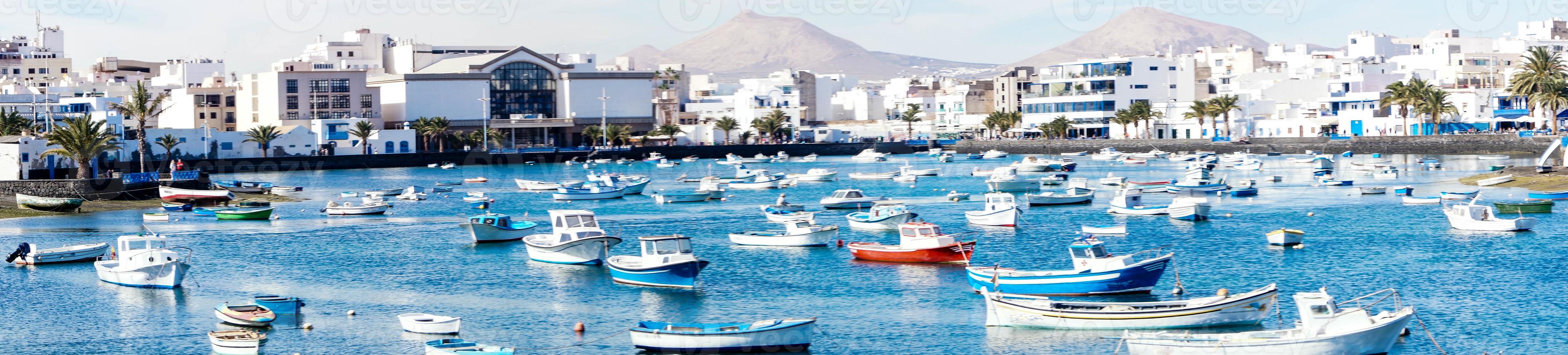 porto interior arrecife lanzarote espanha foto