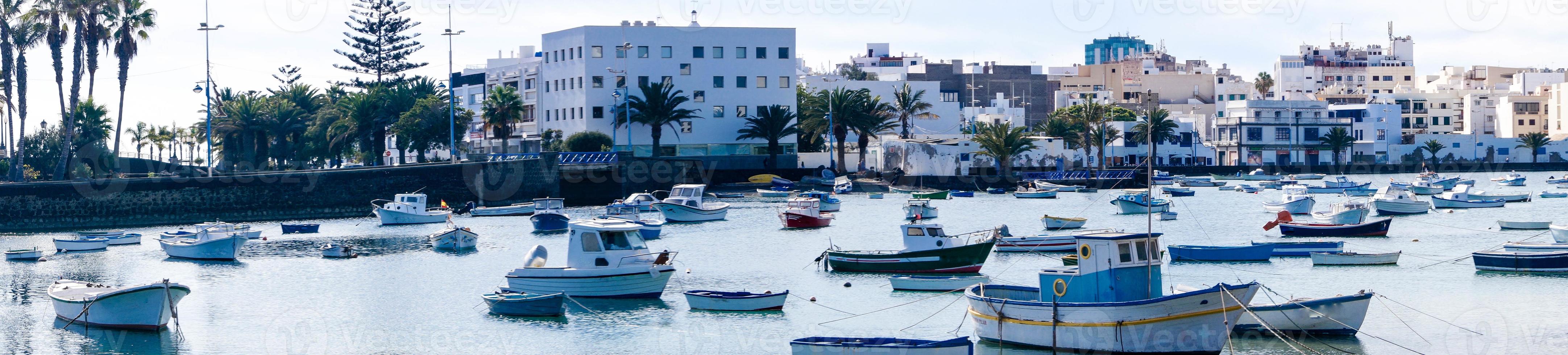 porto interior arrecife lanzarote espanha foto