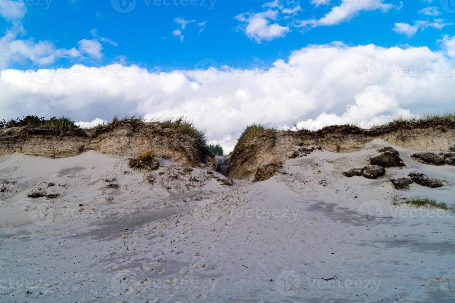 na praia de Blavand Ho Dinamarca foto