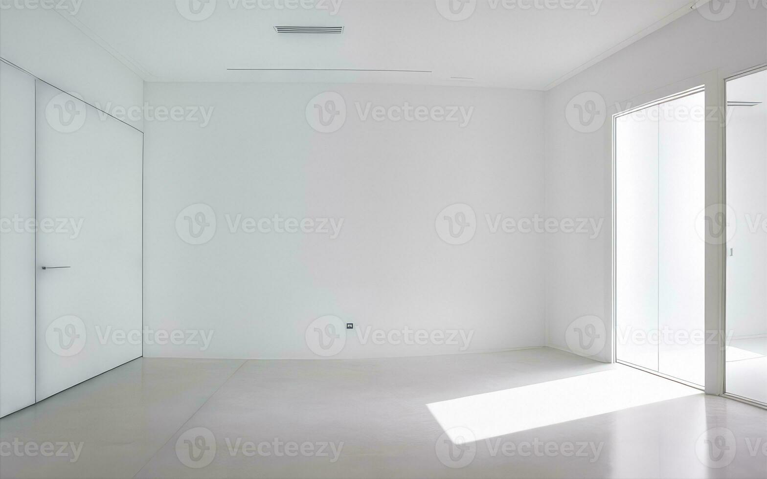 interior interior minimalismo branco espaço conceito fundo criada com ai generativo foto