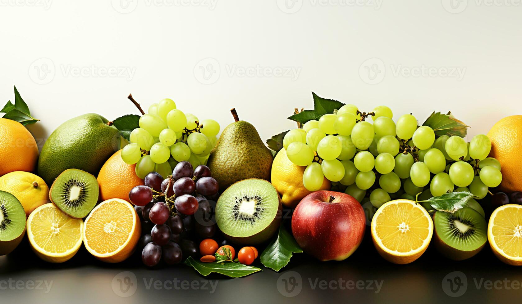 diverso fruta para uma saudável dieta. ai gerado foto