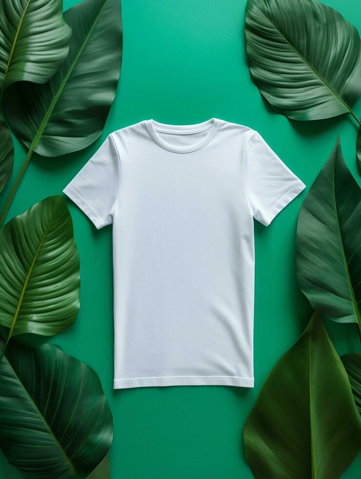 profissional branco camiseta para brincar Projeto ai gerado foto