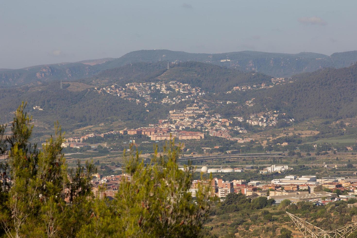 aldeias das montanhas de collcerola, barcelona foto