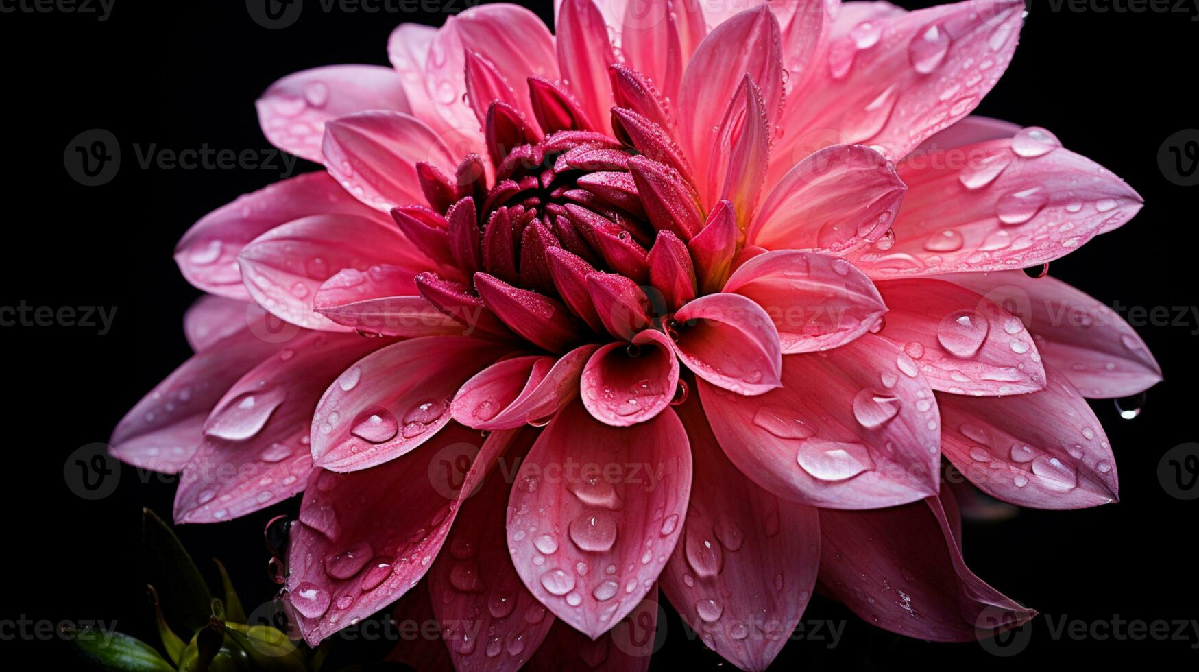 fechar-se lindo flor, colorida flor para cumprimento cartão, ai generativo foto