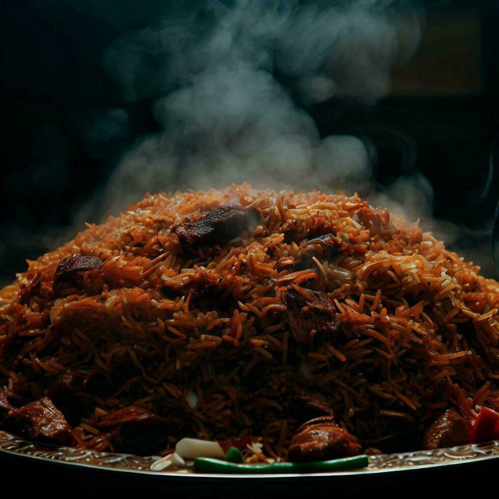 tentador basmati Biryani perfeição de ai criação foto