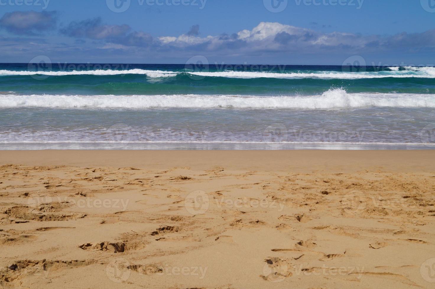 trilha para caminhada cofete litoral fuerteventura foto