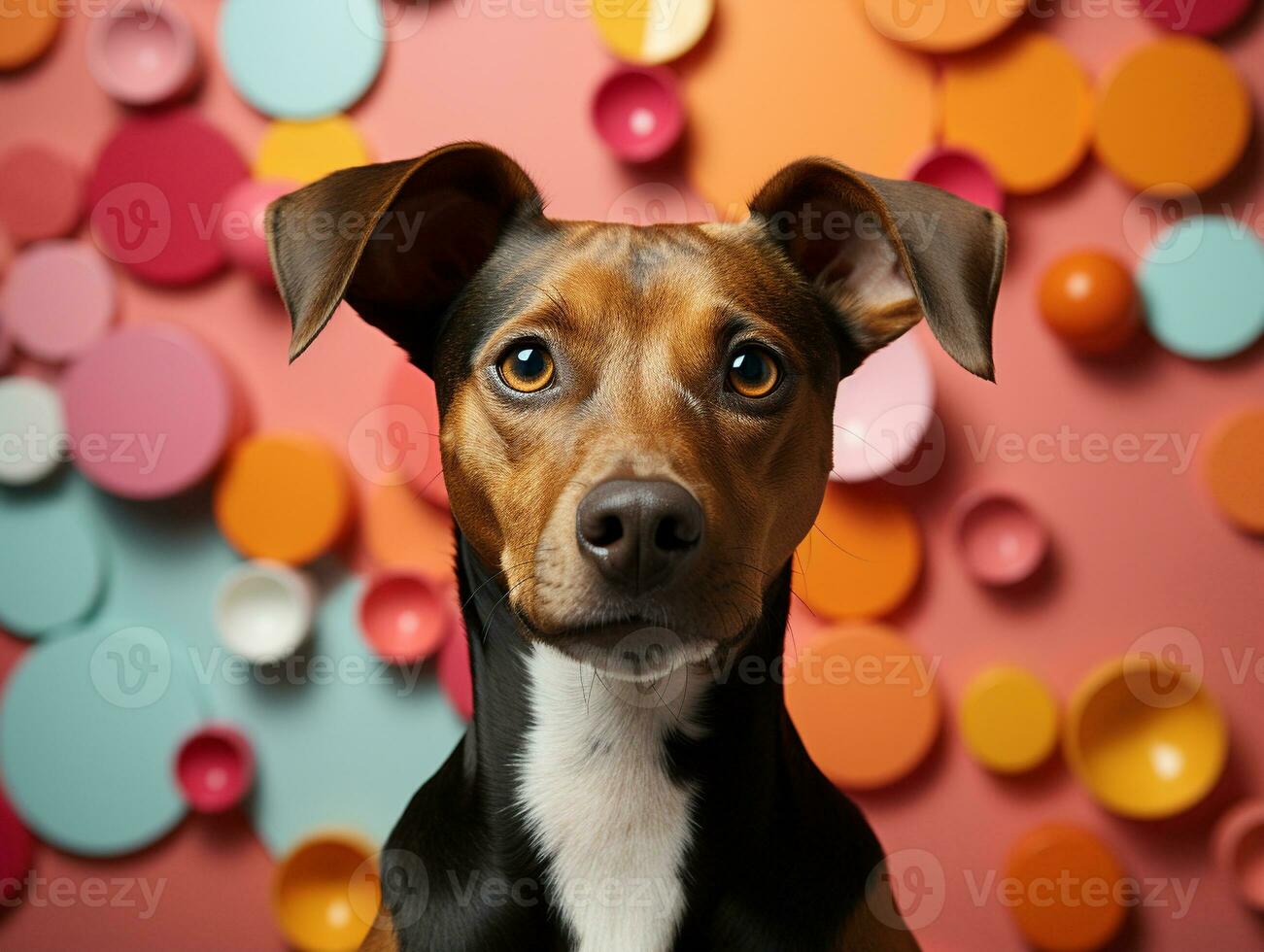 ai gerado fofa doce animal cachorro foto