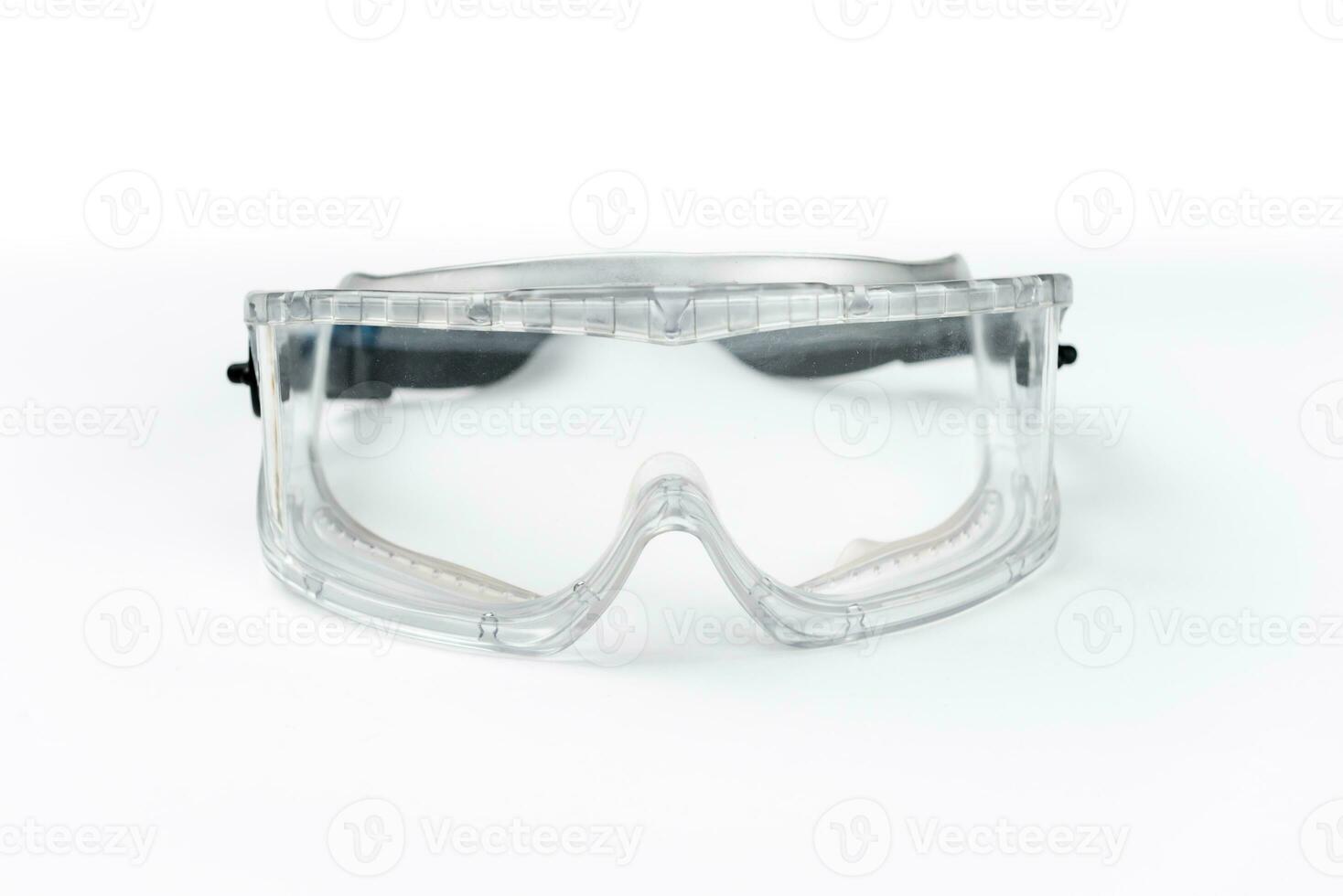 óculos, segurança óculos isolado em branco fundo foto