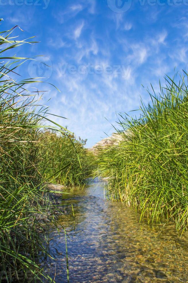 belo vale do rio localizado em al taif, arábia saudita foto