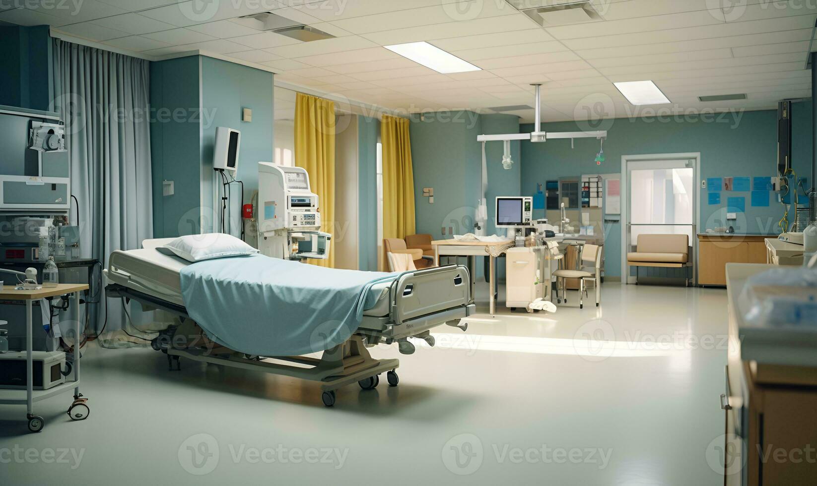 paciente quarto dentro hospital, generativo ai foto