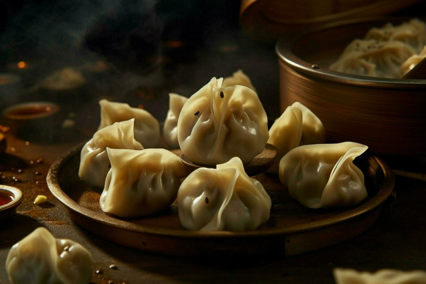 dumplings imagem hd foto