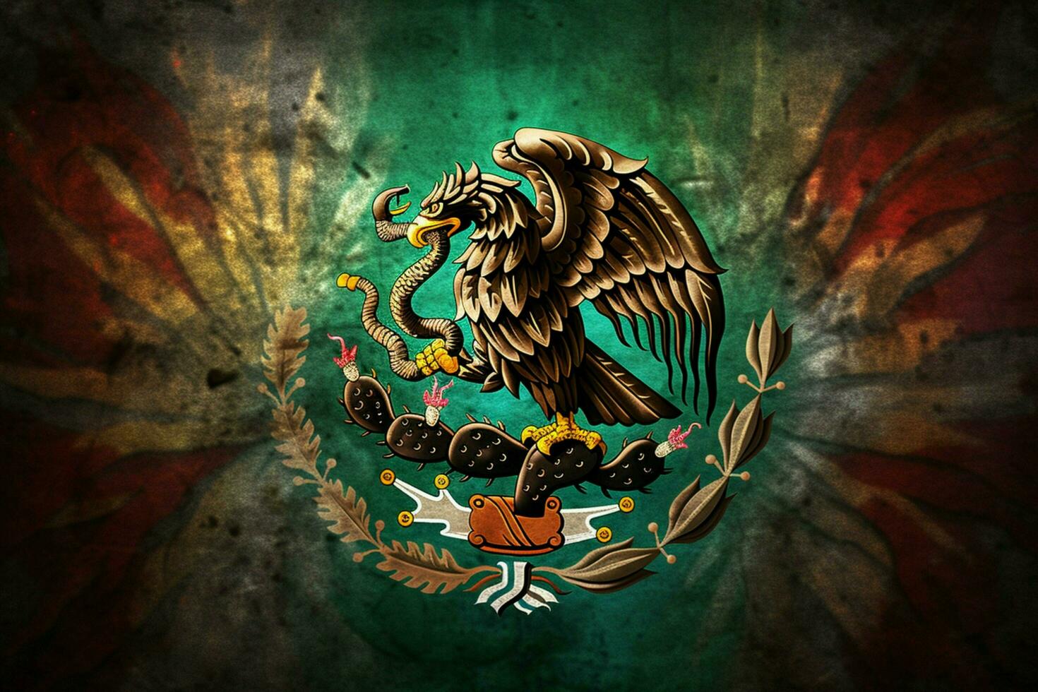 bandeira papel de parede do México foto