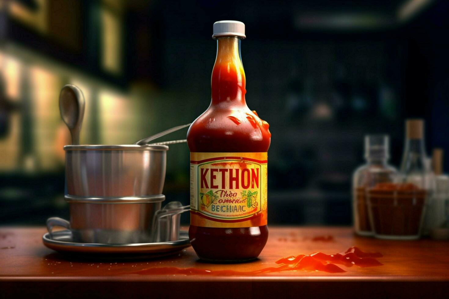 ketchup imagem hd foto