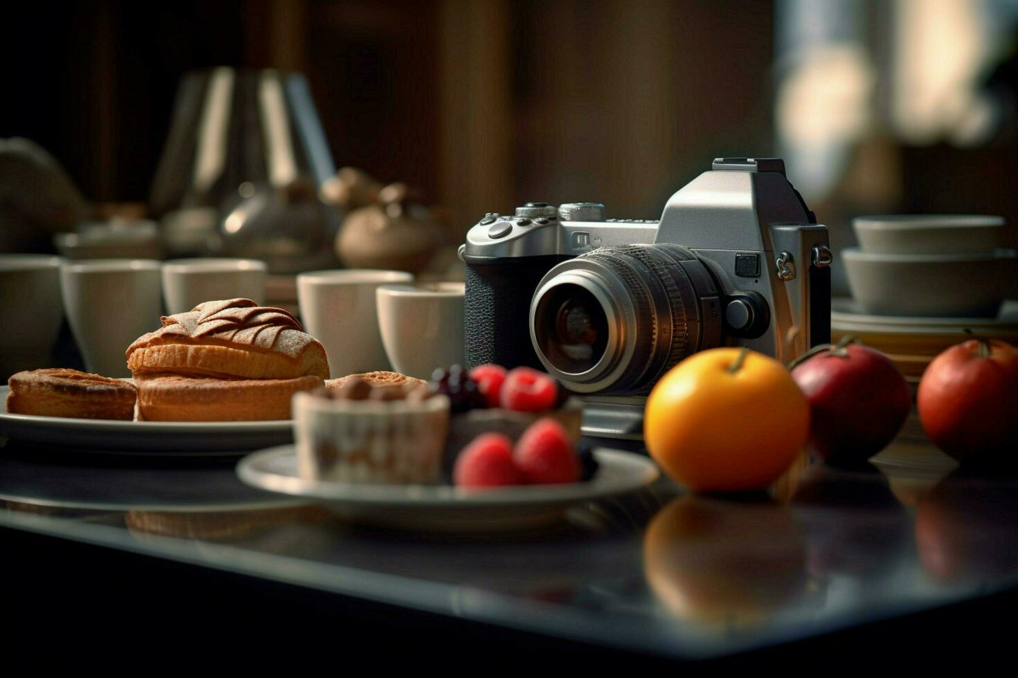 fotorrealista profissional Comida comercial fotógrafo foto