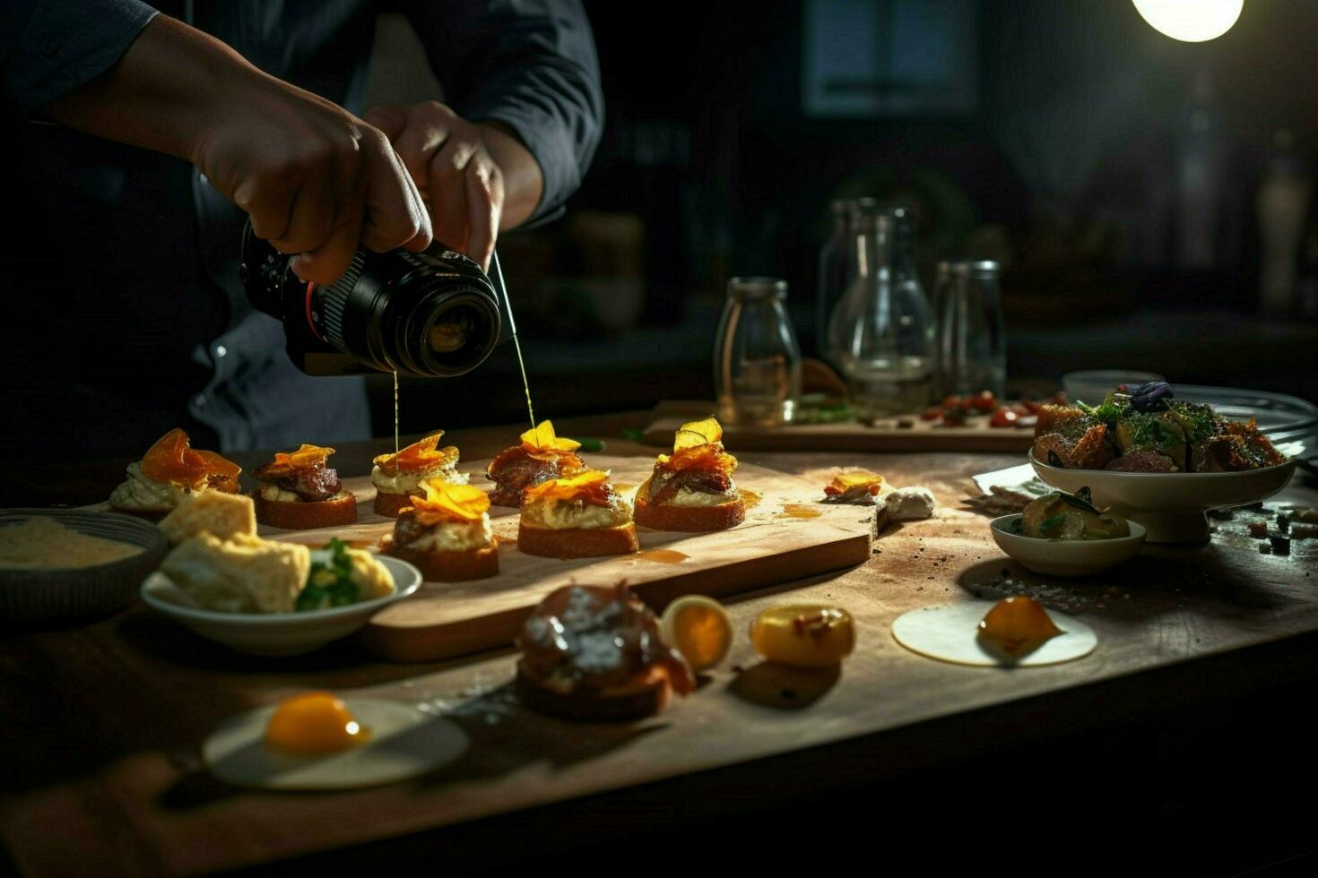 fotorrealista profissional Comida comercial fotógrafo foto