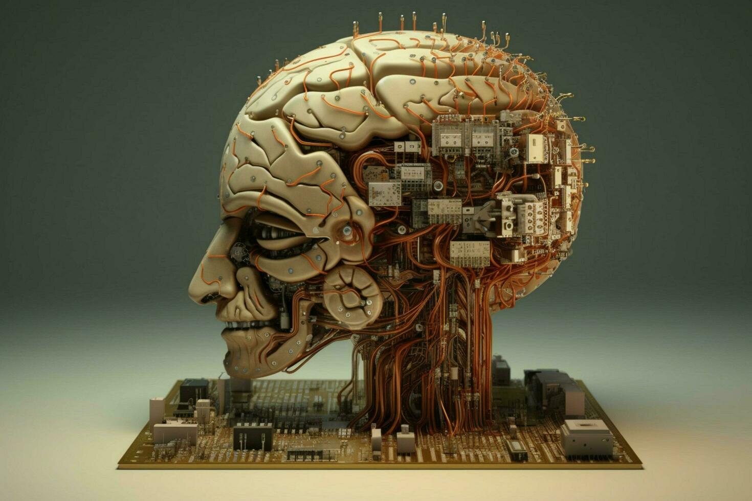 sistema rede cérebro processador foto