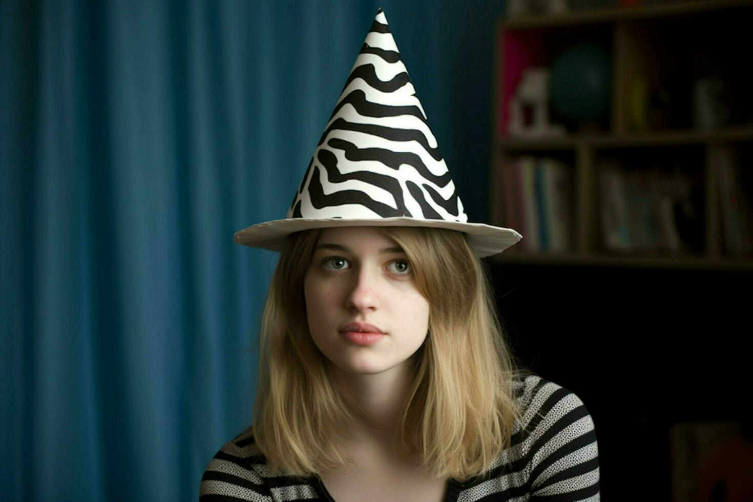 zebra aniversário chapéu foto